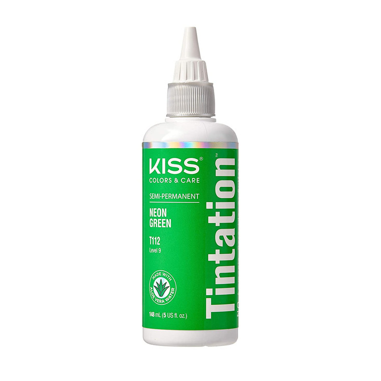 Kiss Colors Tintation Semi Permanent "Neon Green" 5oz
