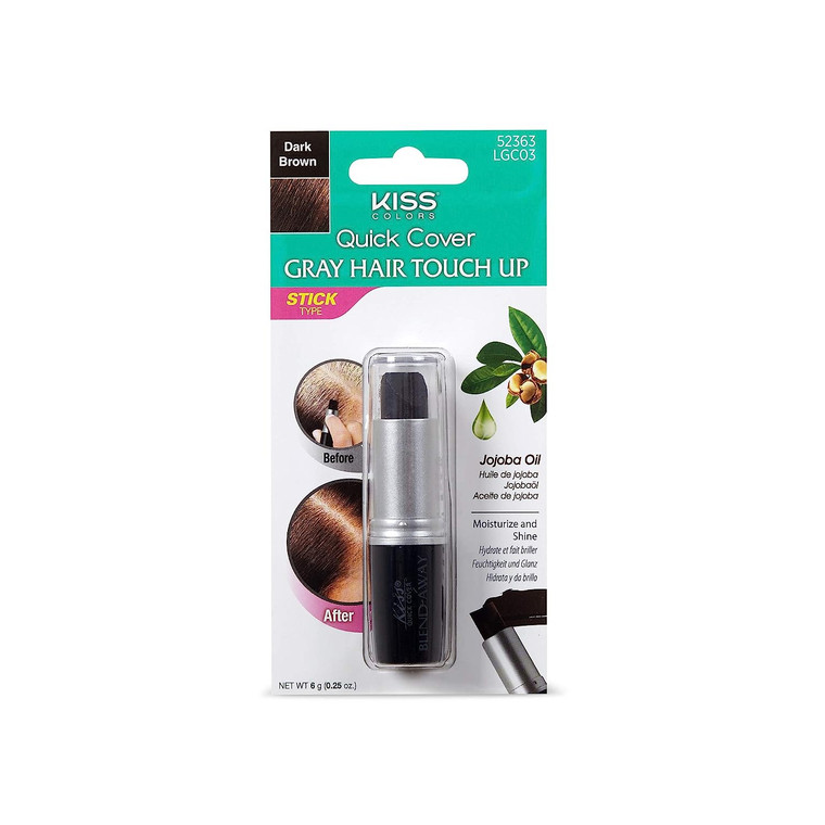 RED By Kiss Quick Cover Root Touch-Up Stick - Dark Brown #LGCO3