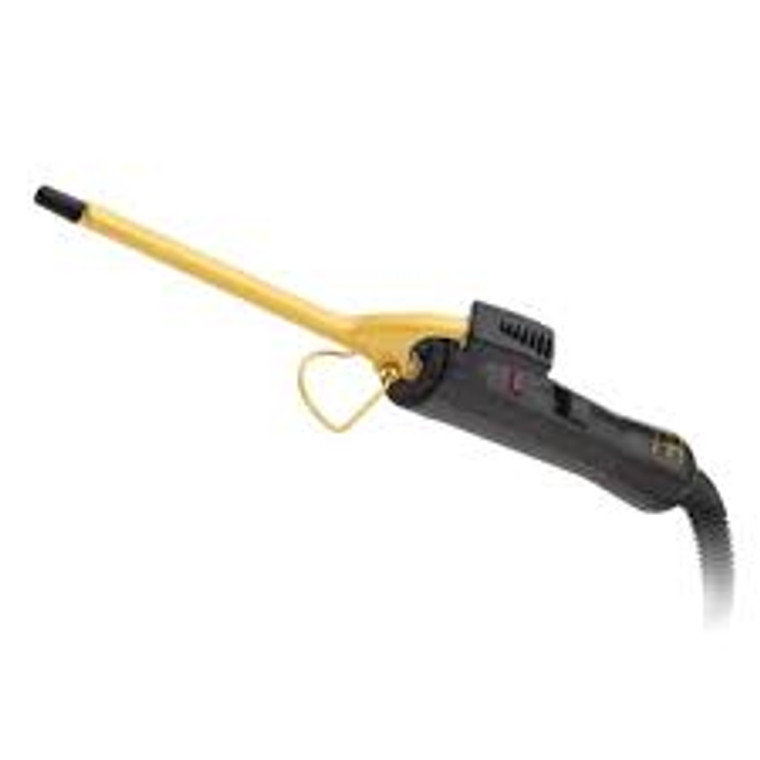 Hot & Hotter Gold Ceramic Curling Iron 1/4 #5860