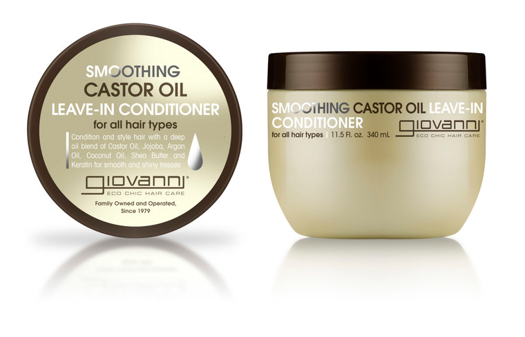 Giovanni Smoothing Castor Oil Leave In Conditioner 13.05oz