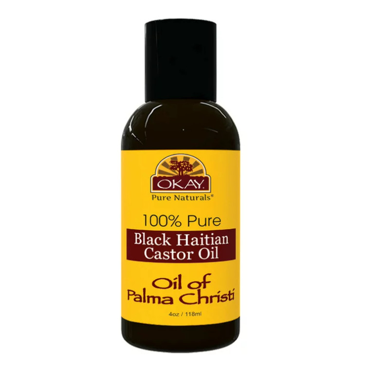 Okay 100% Black Haitian Castor Oil 4oz