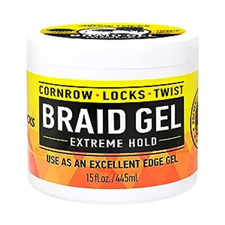All Day Locks Braid Gel #Extreme Hold 15oz