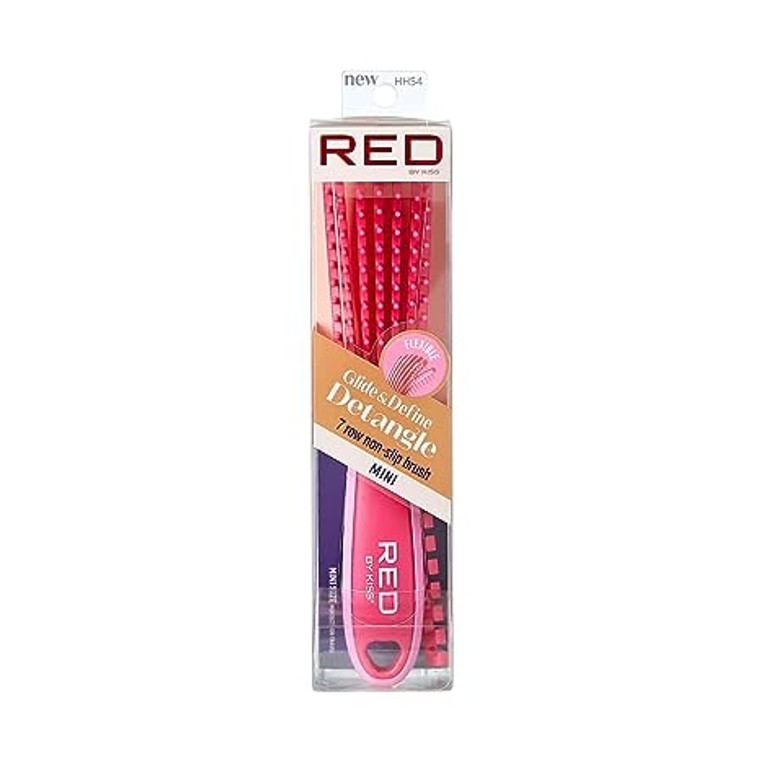 Red by Kiss Glide & Define Detangle Mini Brush #HH54