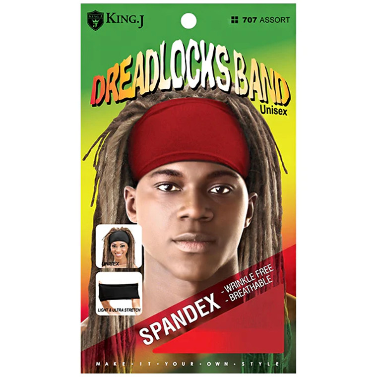 M&M Spandex Dreadlocks Band 707 Assort