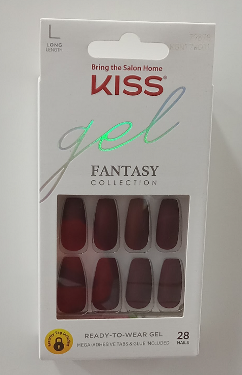 Kiss Gel Fantasy L Nails #KGN17WG01
