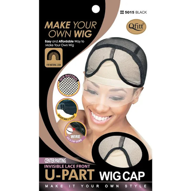Qfitt U-Part Wig Cap "Black" #5015