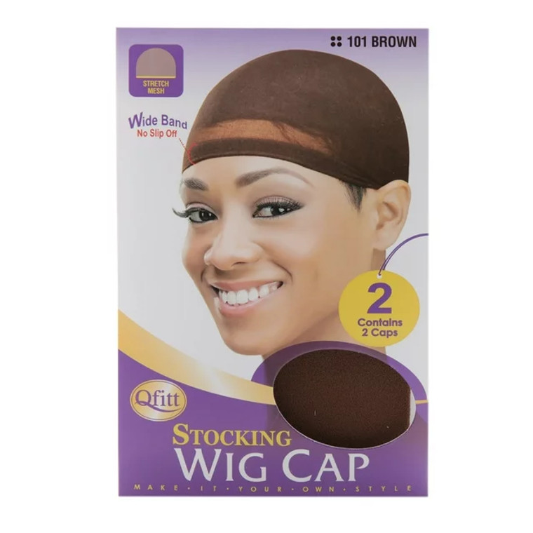 M&M Stocking Wig Cap 101 Brown