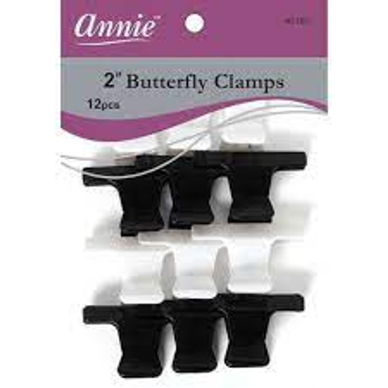 Annie 2" Butterfly Clamps 12pcs #3180