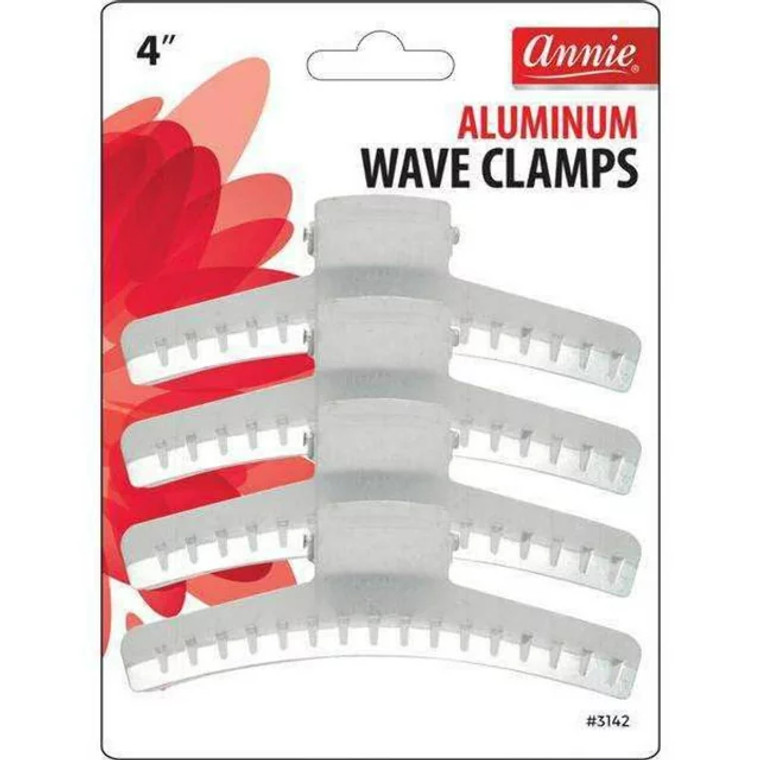 Annie 4" Aluminum Wave Clamps 3142