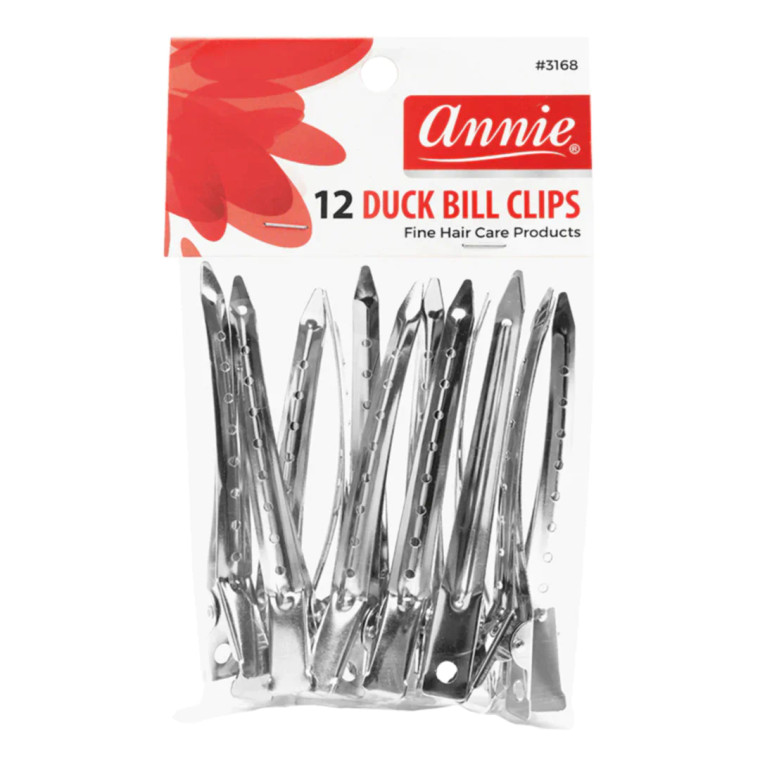 Annie 12 Duck Bill Clips #3168