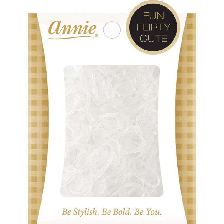 Annie Clear Rubber Bands #8552