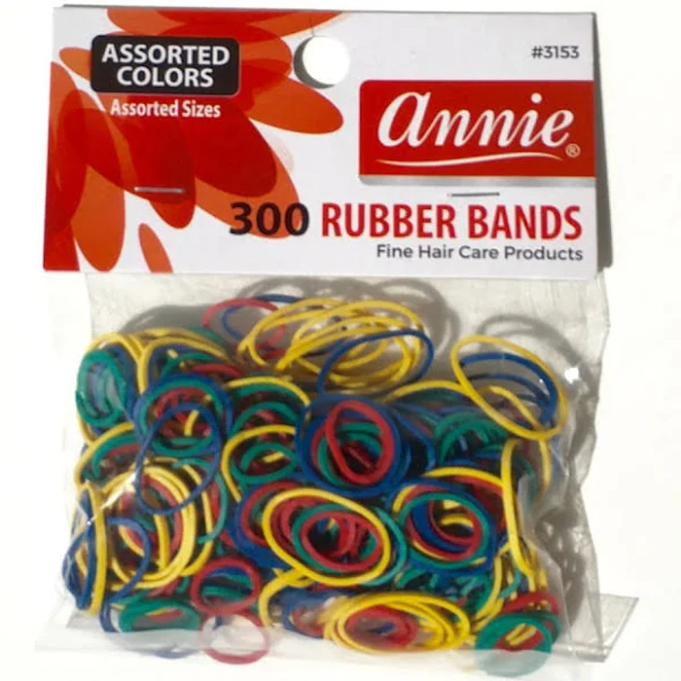 Annie 250pc Assort Rubber Bands #8553