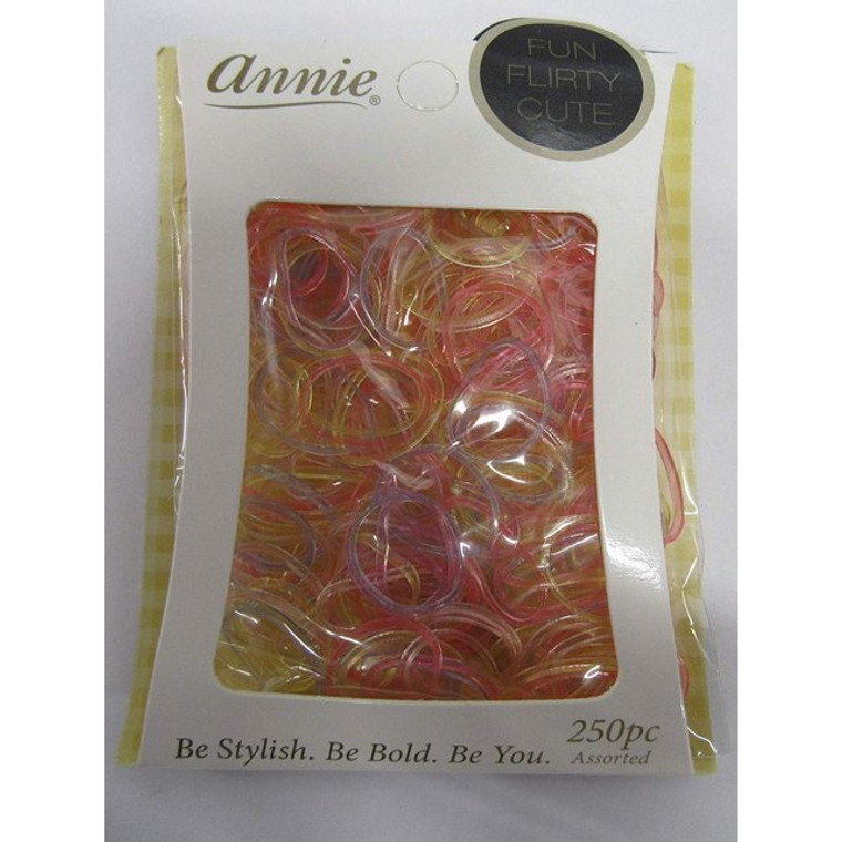 Annie Multi-Colored Rubber Bands 250pc #8554