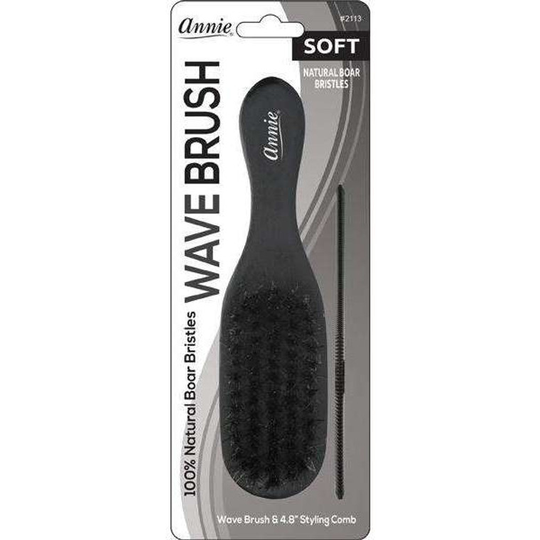 Annie Mini Wave Brush & Comb Set #2113