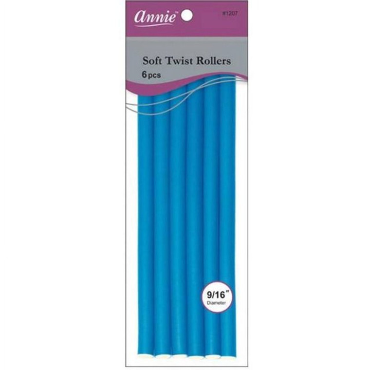 Annie Soft Twist Rollers 9/16" #1202