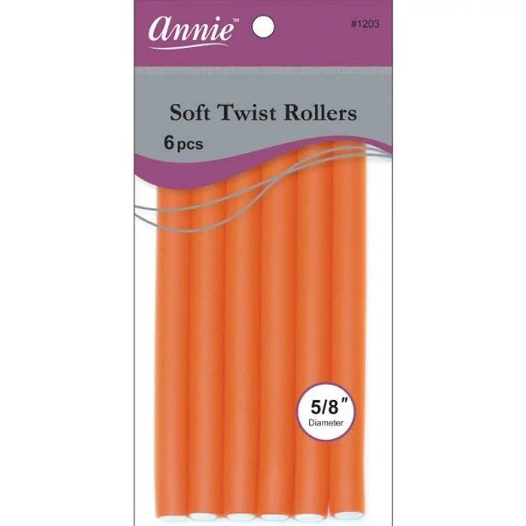 Annie Soft Twist Rollers 5/8" #1203