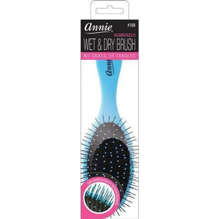 Annie Rubberized Wet & Dry Brush #2468
