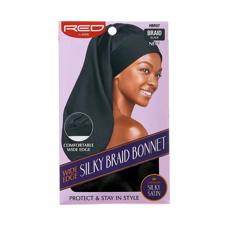 RED By KISS Satin Wide Edge Braid Bonnet #HBR07