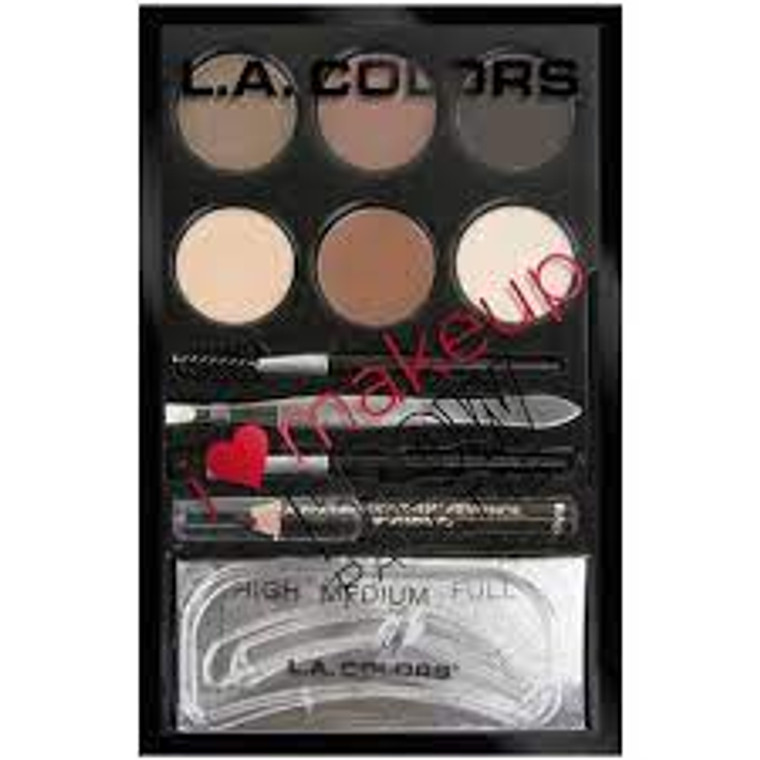 L.A. Colors I Heart Makeup Brow Palette #Medium-Dark