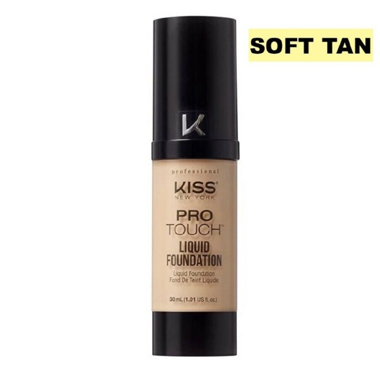 Kiss Pro Touch Foundation Soft Tan 1.01 oz #215