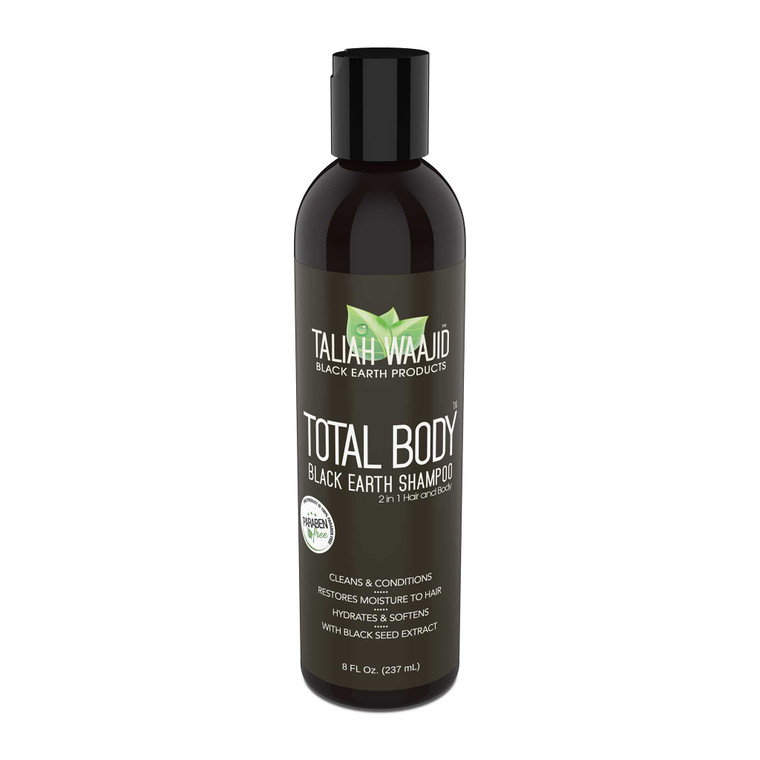 Taliah Waajid Total Body Black Earth Shampoo 8 oz