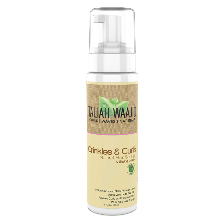 Taliah Waajid Crinkles & Curls Natural Hair Setting Lotion 8 oz