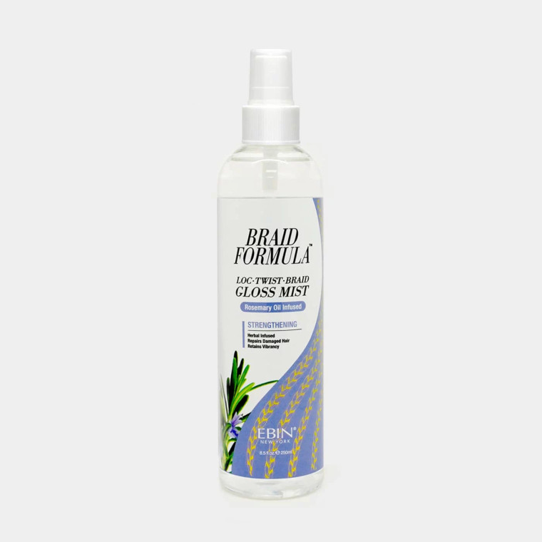 Braid Formula Loc, Twist, Braid Gloss Mist Rosemary Oil Infused 8.5