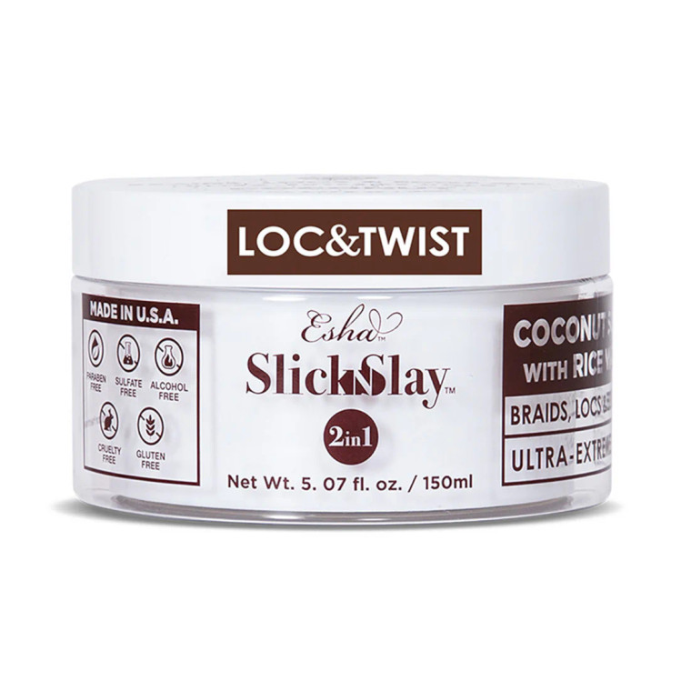 Esha Slick n Slay Braid & Edge Gel "Coconut" 5.07 fl oz