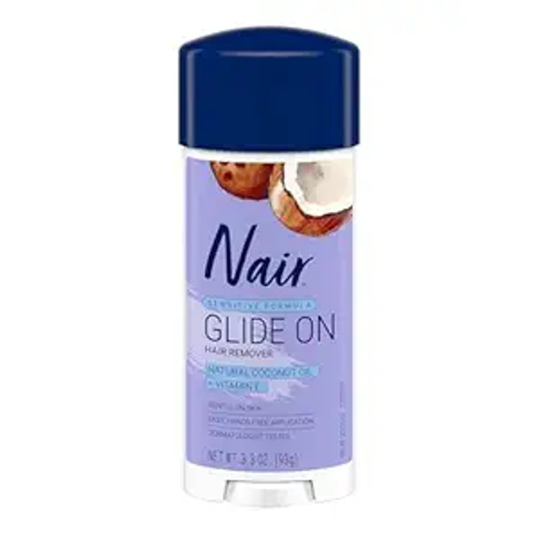 Nair Sensitive Formula Glide On Hair Remover 3.3oz