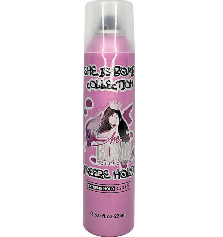 She Is Bomb Freeze Hold Spray