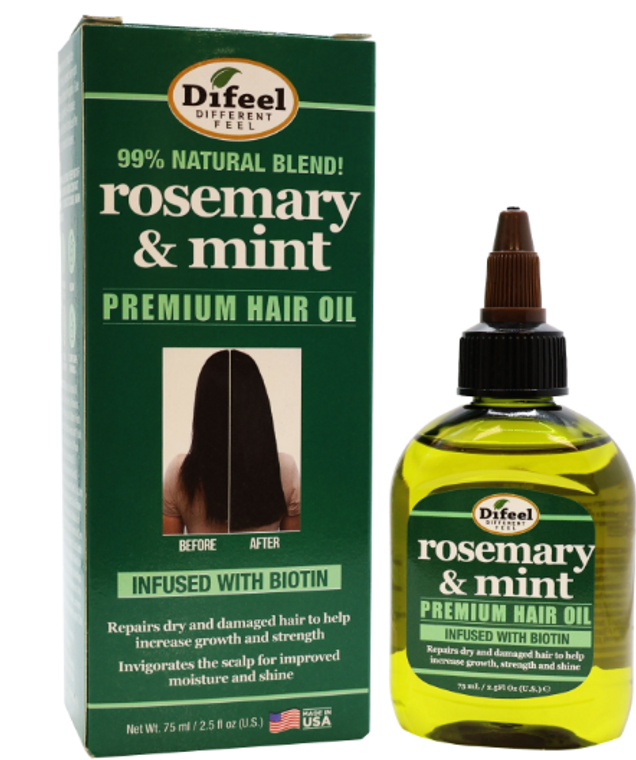 Difeel Rosemary & Mint Hair Oil 2.5oz