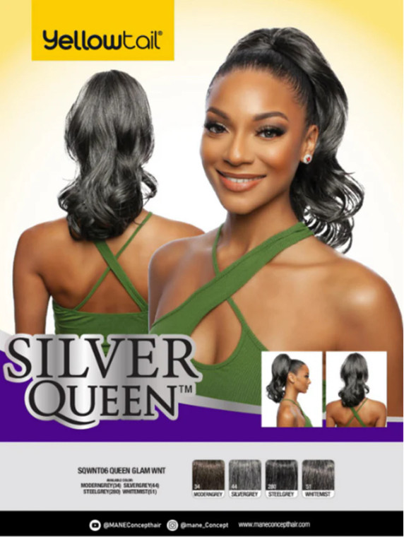 Mane Concept Yellow Tail Silver Queen "Queen Glam WNT" #280