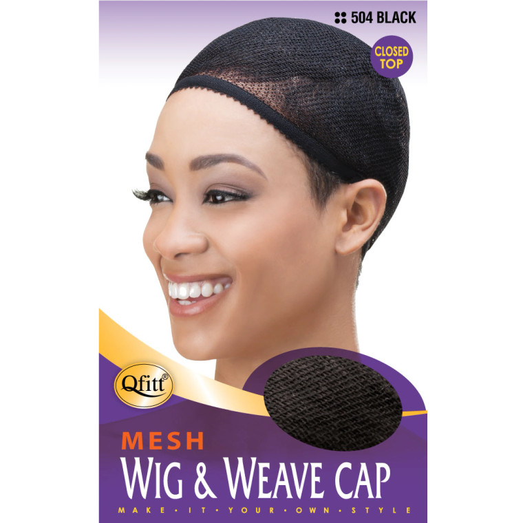 Qfitt Mesh Wig & Weave Cap 504 BLK