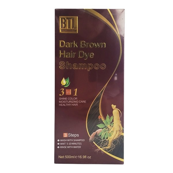 BTL Dark Brown Hair Dye Shampoo 16.9 fl oz