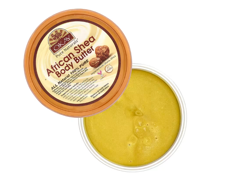 Okay Pure Naturals 100% Pure Sooth  African Shea Butter 13oz.