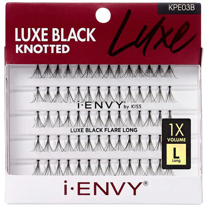 Kiss i- Envy Luxe Black Knotted #KPE03B