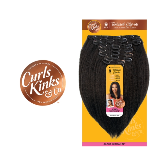 Curls Kinks & Co Clip Ins 1B