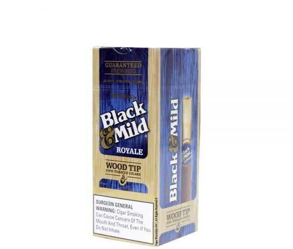 tobacco royale Black & Mild Royale Cigars Box - 25 Handcrafted Mild Cigars