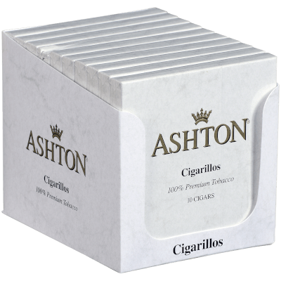 Ashton Cigarillos 10/10 Packs Natural Buitrago Cigars
