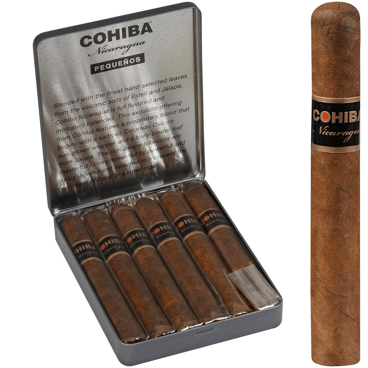 Cohiba Cigars Nicaragua Pequenos Tins - Premium Full-Bodied Flavor
