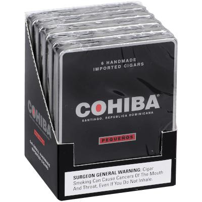 Cohiba Black Pequenos 5/6 Tins 4.13X34 - Maduro Espresso Cigars