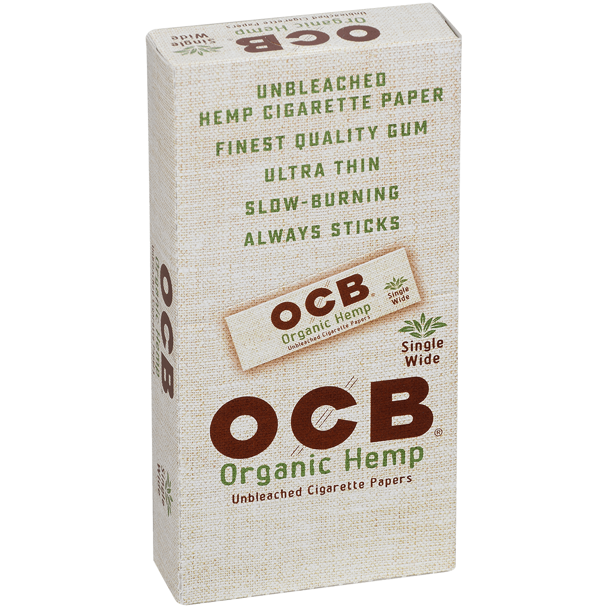 cigarette papers woolworths OCB Organic Hemp Cigars Papers - Single Wide Rolling Papers