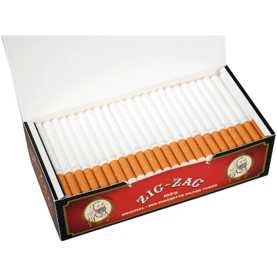 tube filter cigarette Zig Zag Cigarette Filter Tubes 100mm Full Flavor