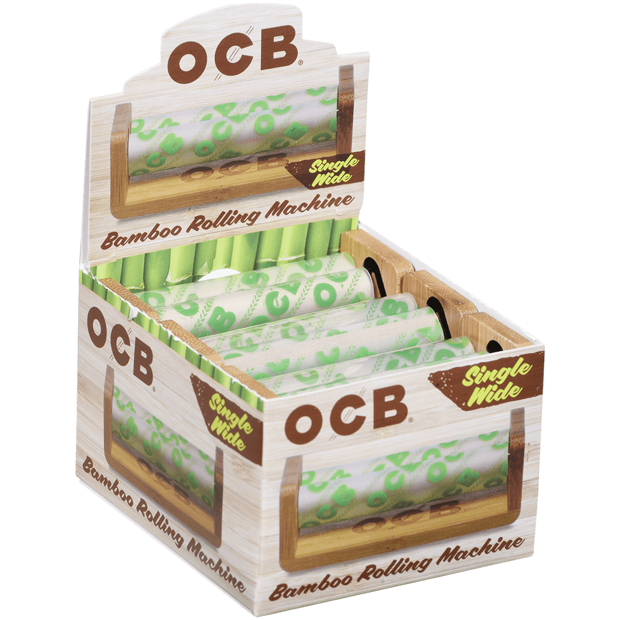 OCB Bamboo Wood Roller - Texas Weed Syndicate