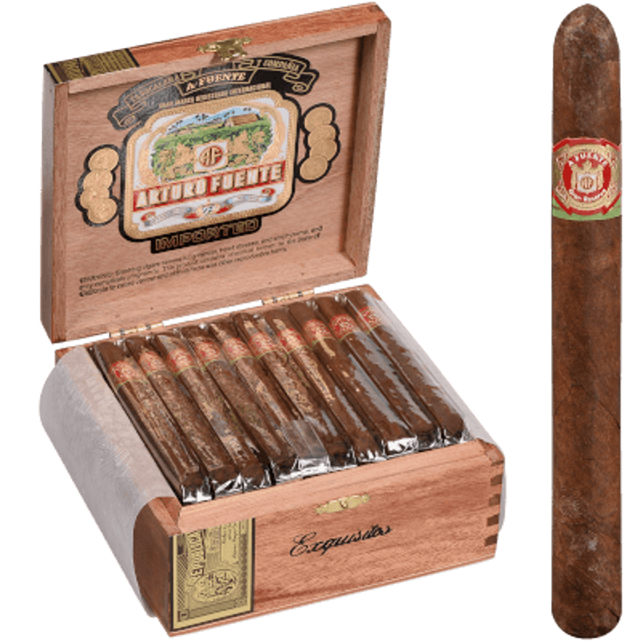 Arturo Fuentes Exquisitos, Empty cigar box