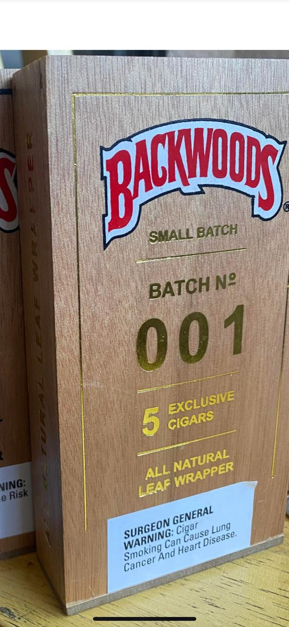 小物入れ BACKWOODS BOROUGH 1st ANNIVERSARY Backwoods Small Batch 001 Gold Edition Cigars - Luxury Maduro