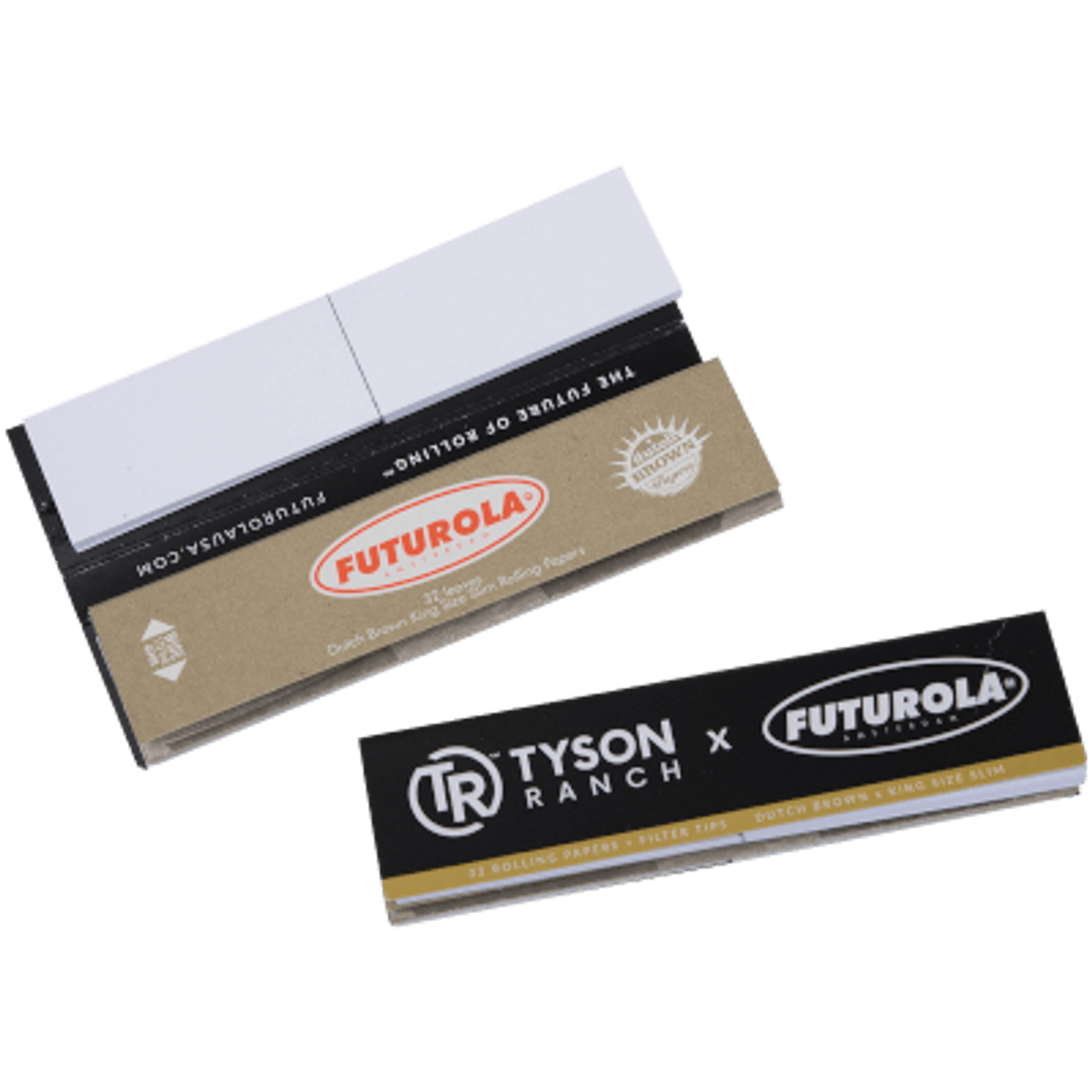 Futurola Tyson Ranch Papers King Size With Tips 32/26 Ct. Box- Buitrago  Cigars