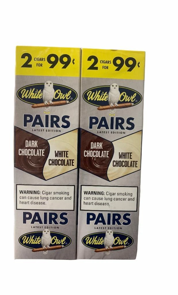 Buy White Owl Cigarillos Dark/White Chocolate - 30 Pouches of 2