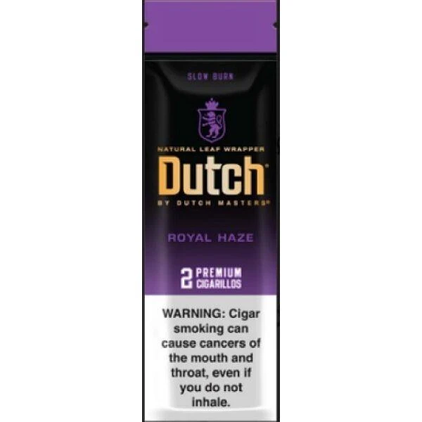 Dutch Masters Cigarillos Foil Royal Haze 30 Pouches of 2