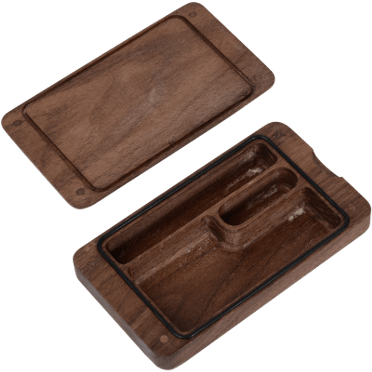 Marley Natural Black Walnut Wood Small Case